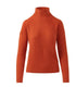 Cashmere Textured Slouchy Funnel Neck Sweater